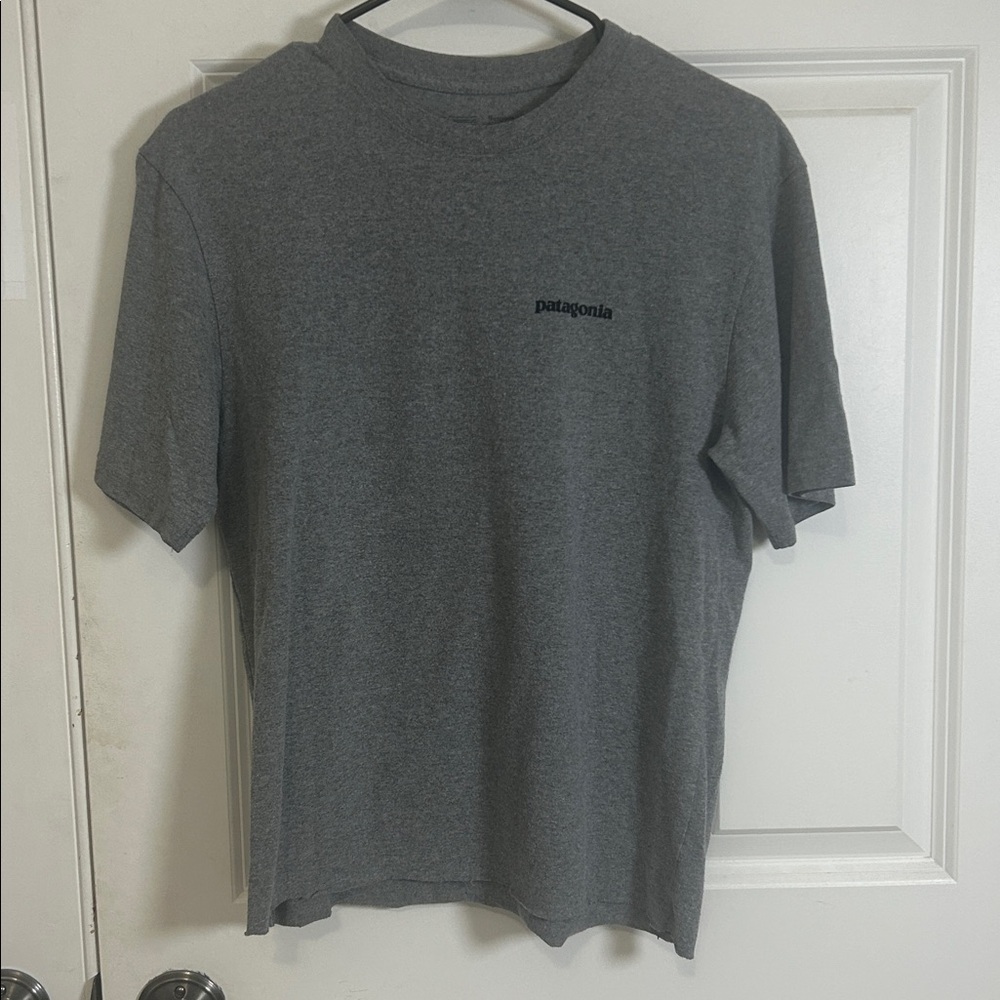 Patagonia Short sleeve tea Shirt size small cut off on bottom